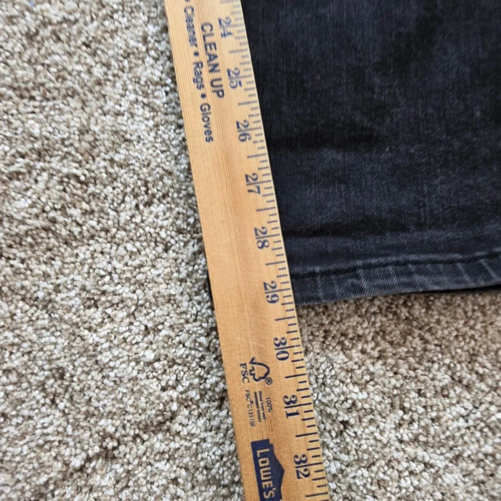 Levi's 511 Slim Fit Jeans Mens W36 L32 Black Stretch Denim Pants 04511-1907